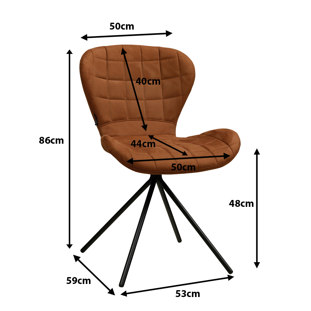 AVISSIMO Esszimmerstuhl Cireva