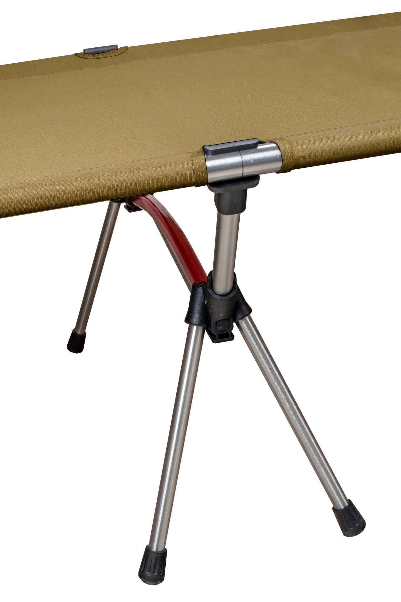 XL Feldbett mit Transporttasche, belastbar bis 150 kg – in grün, Klappbett