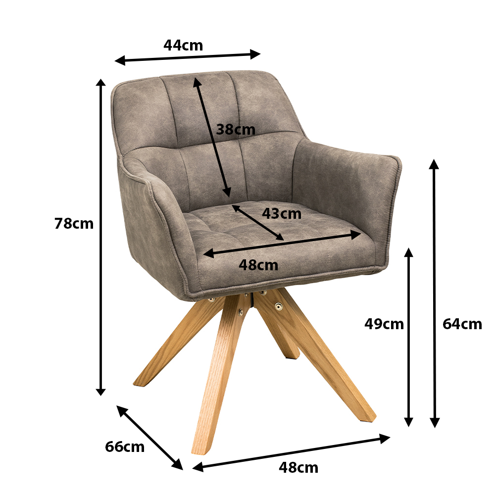 AVISSIMO Esszimmerstuhl Vellari