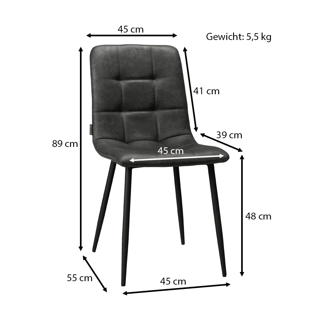 AVISSIMO Esszimmerstuhl Moreni