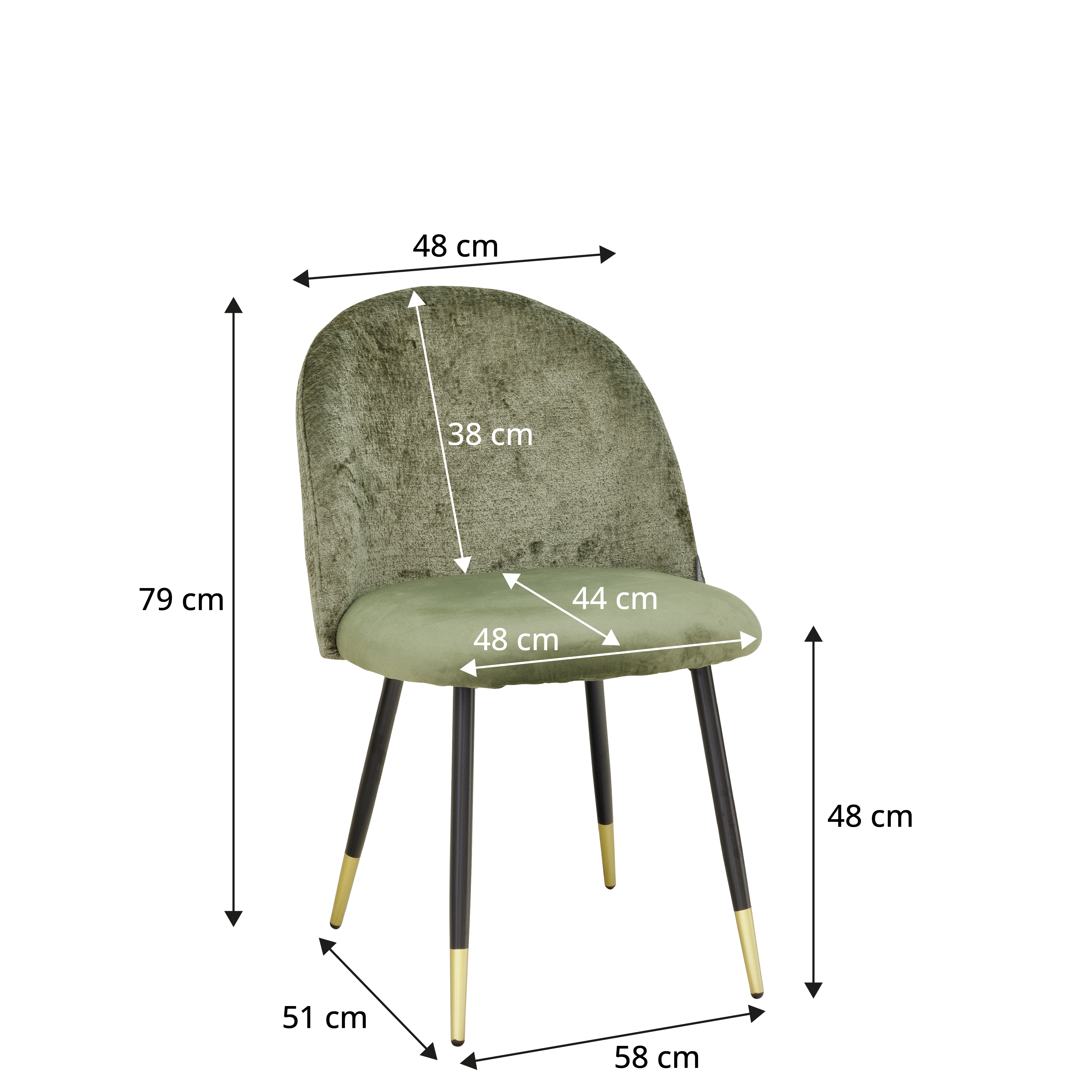 AVISSIMO Esszimmerstuhl Faseni